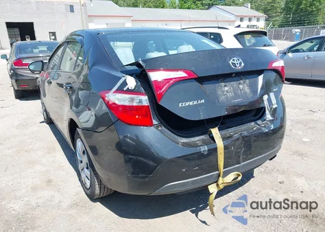 2014 Toyota Corolla Le z USA, uszkodzony, nr VIN 2T1BURHE0EC054431